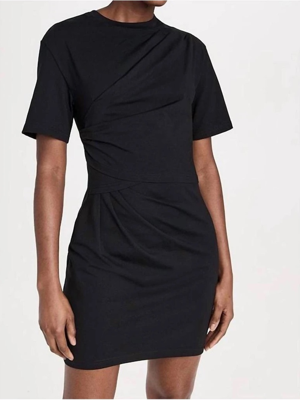SIMKHAI Zeus Draped T-Shirt Dress